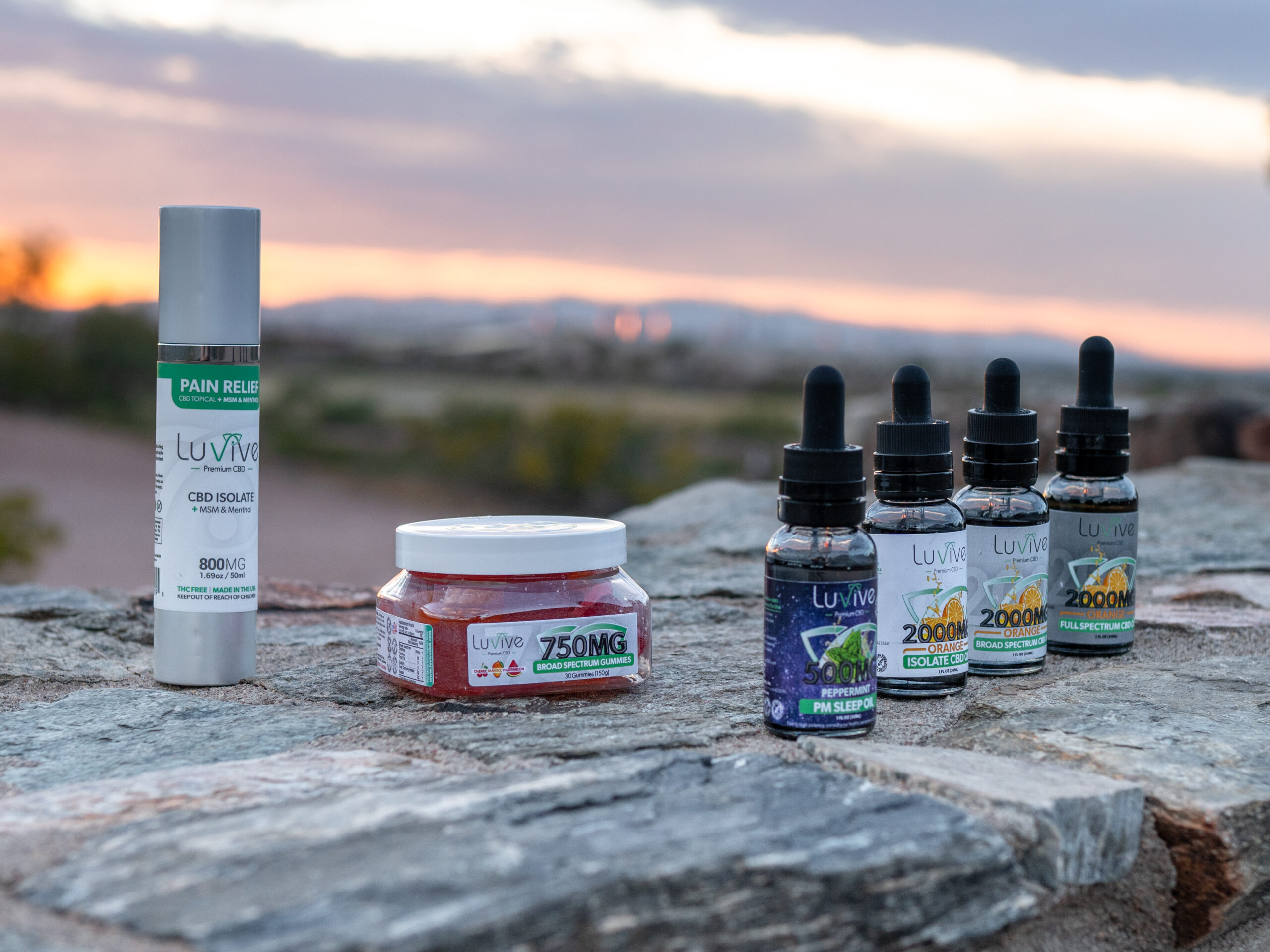 Luvive CBD Products + CBD Cream_